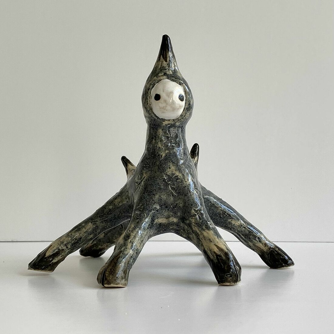 clay, glazes   17,5*19,5*19 cm  2022   Sold