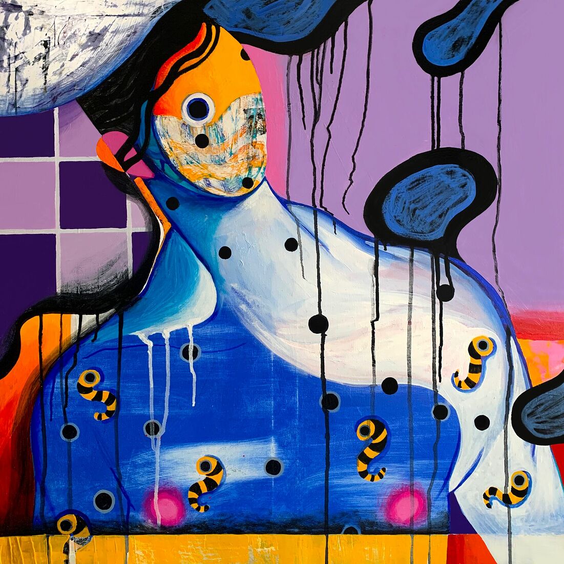 acrylic on canvas  80*80 cm  2020