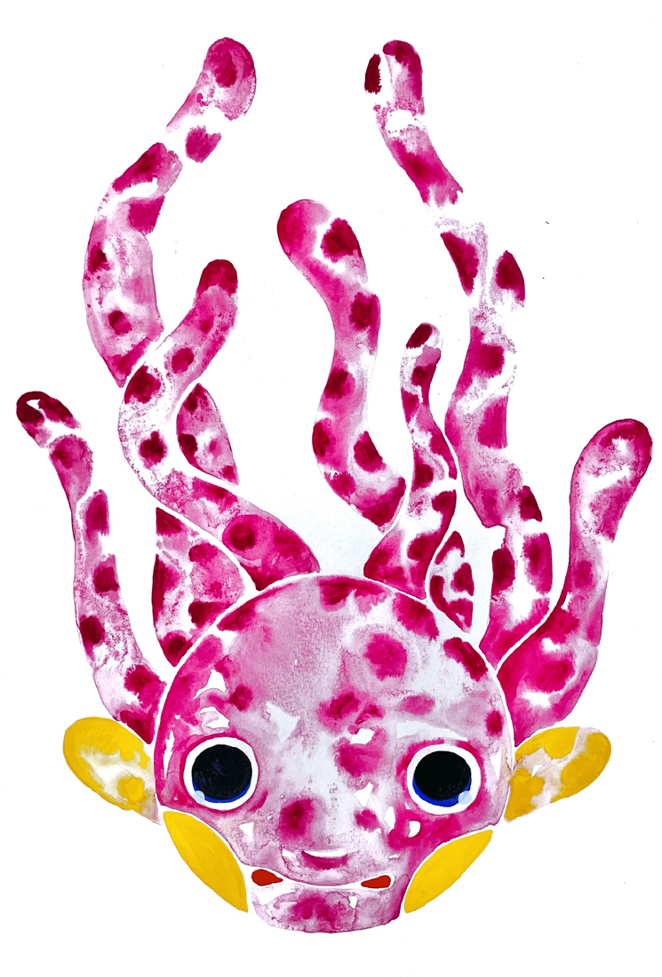 acrylic on paper 29*42 cm 2023 Sold