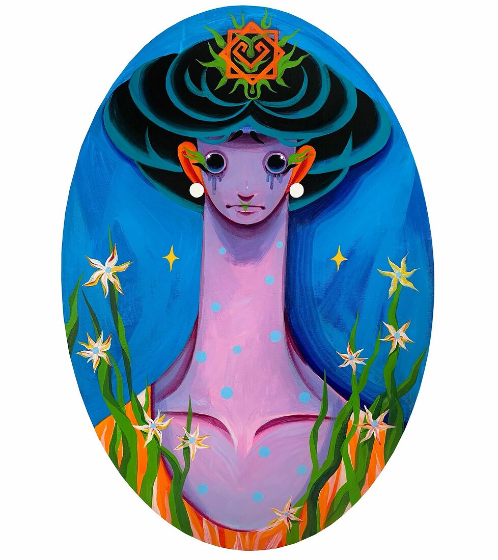 acrylic on canvas 55*80 cm 2022 Sold