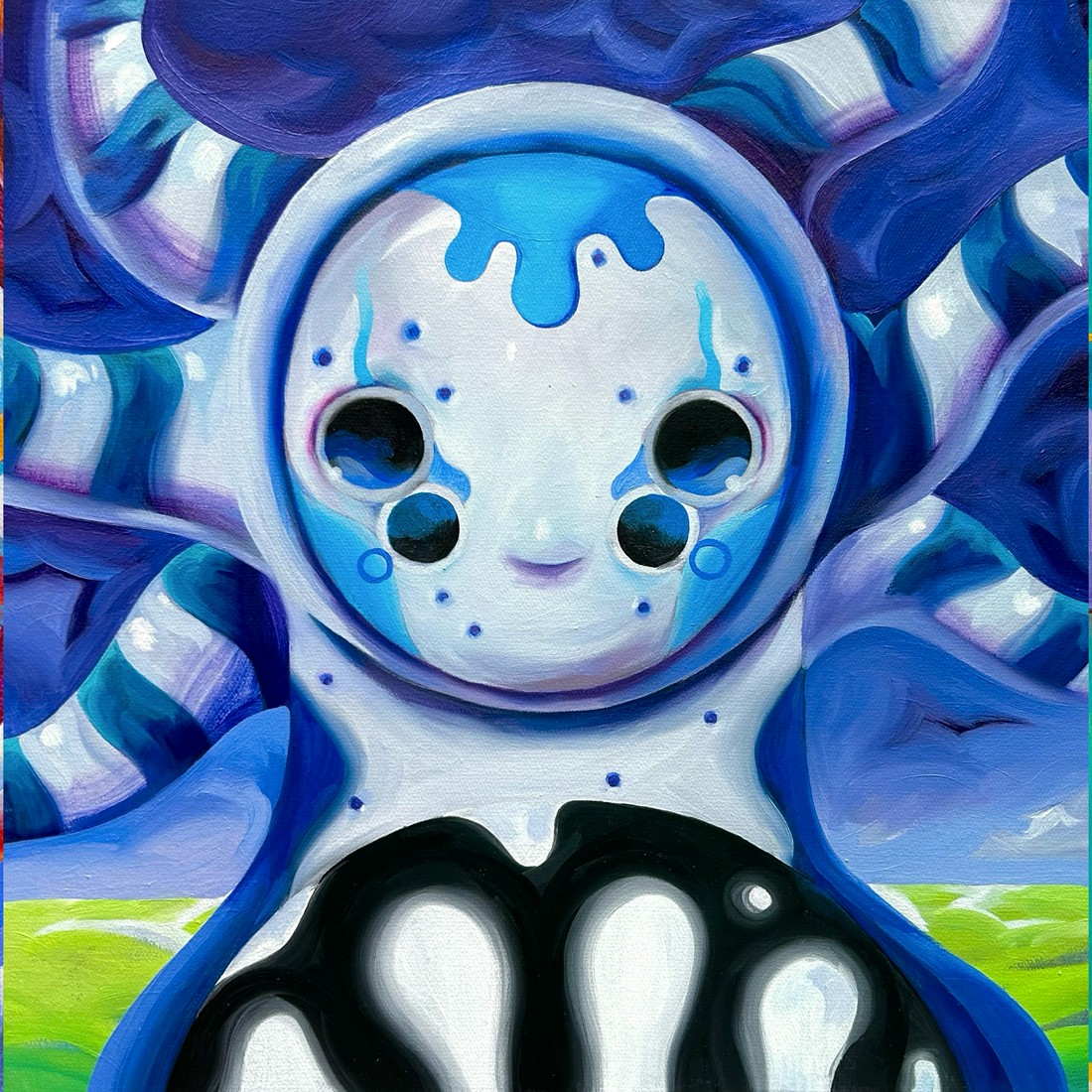 oil on canvas 40*40 cm 2024 Sold