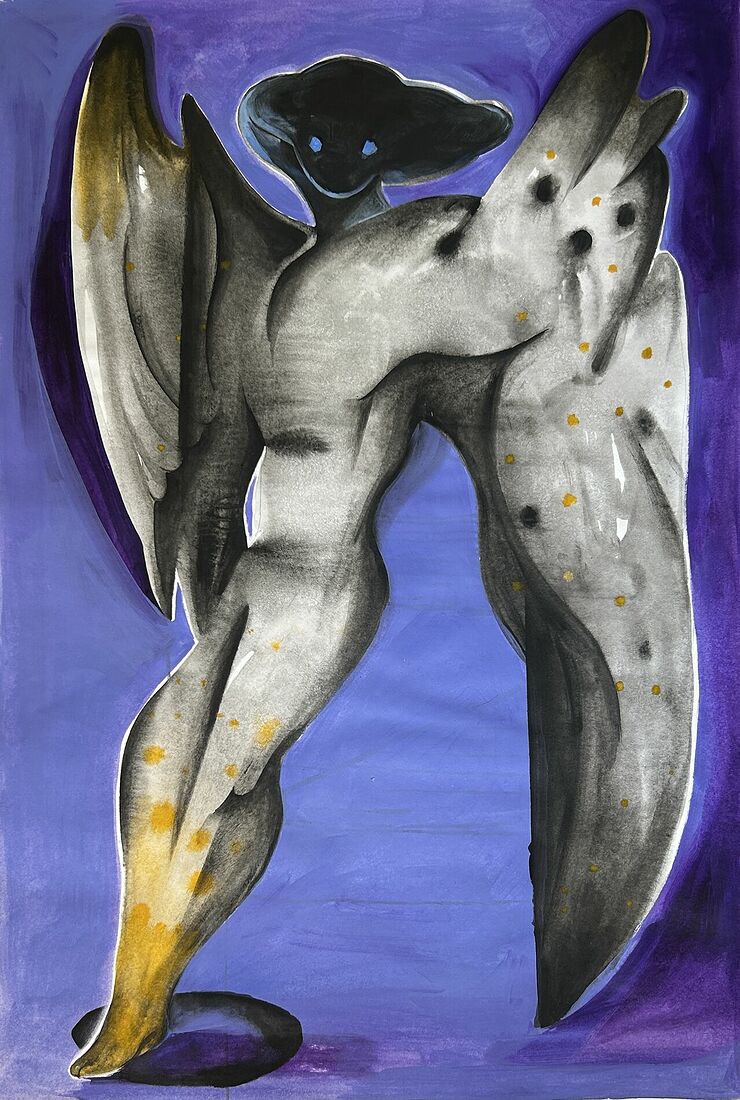 бумага, темпера 78*100 cm 2025 Продается